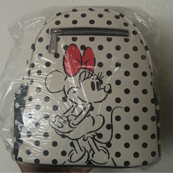 Loungefly Minnie Mouse Polka Dot Mini Backpack